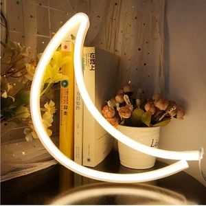 🟢3/$15 🌙 NEON MOON DECORATION 🌙